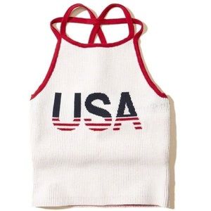 Hollister USA Knit Tank Top